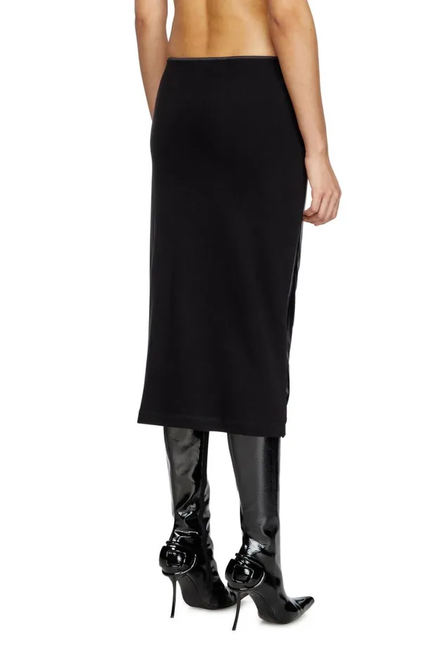 Women Diesel Skirts OSILV Black Women Diesel Skirts OSILV Black
