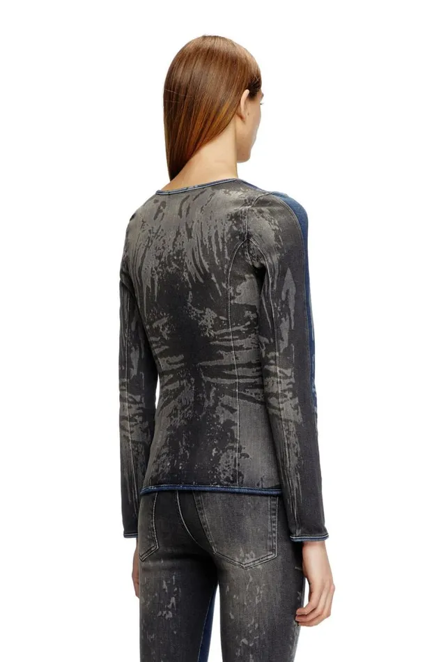 Women Diesel TShirts and Tops DEGARYS Dark Blue Women Diesel TShirts and Tops DEGARYS Dark Blue