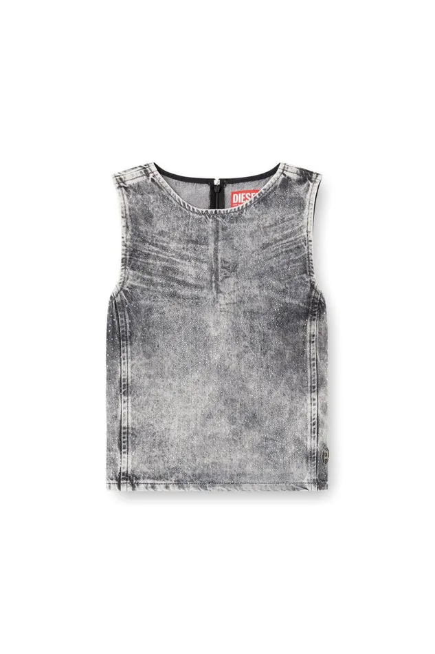 Women Diesel TShirts and Tops DEPINARS Dark Grey Women Diesel TShirts and Tops DEPINARS Dark Grey