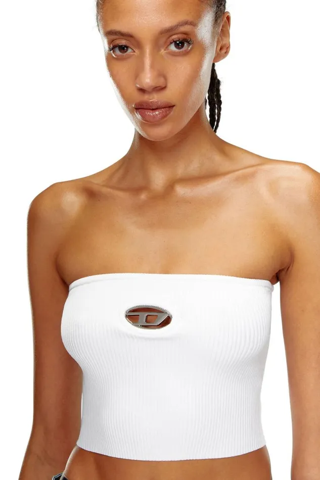 Women Diesel TShirts and Tops MCLARKSVILLEX White Women Diesel TShirts and Tops MCLARKSVILLEX White