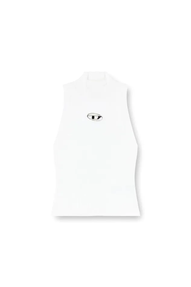 Women Diesel TShirts and Tops MONERVAXTOP White Women Diesel TShirts and Tops MONERVAXTOP White