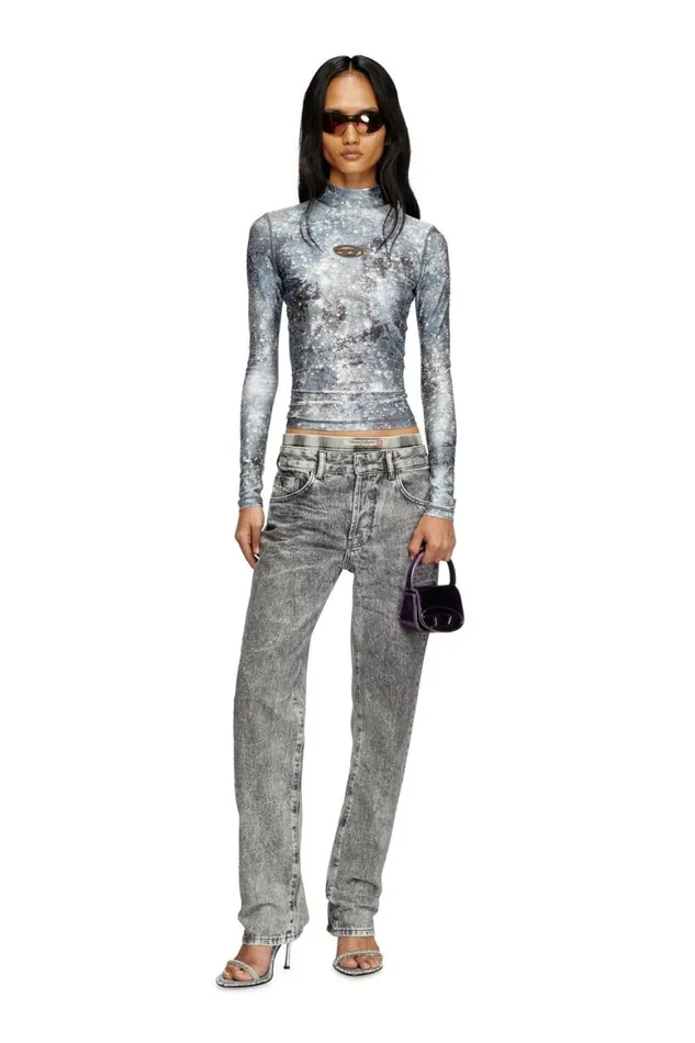 Women Diesel TShirts and Tops TAKARA Bluegrey
