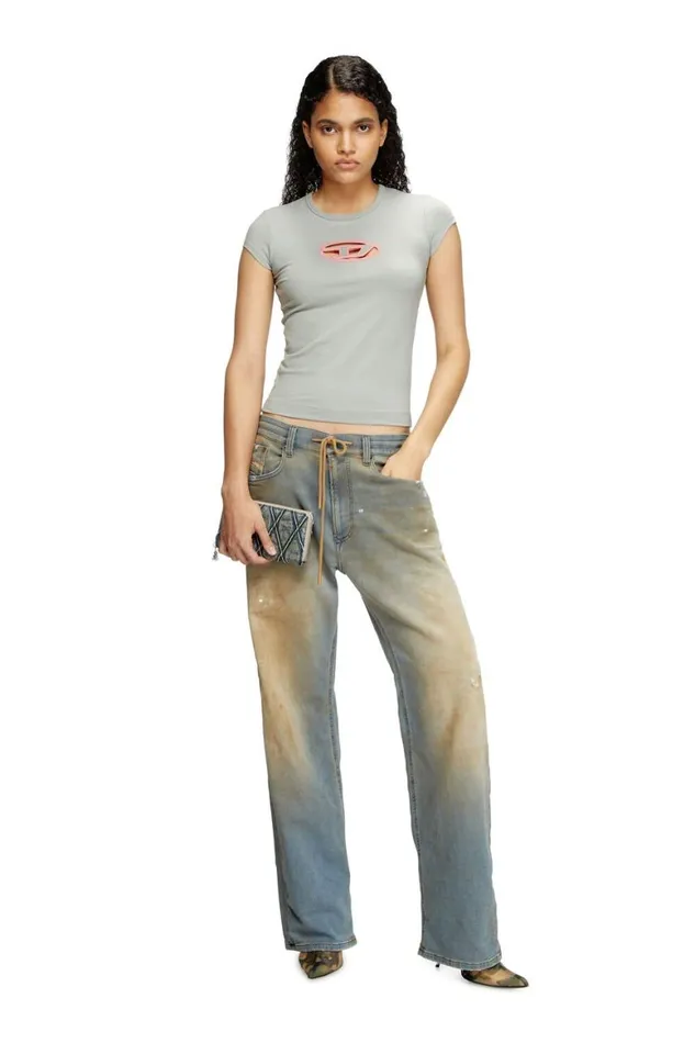 Women Diesel TShirts and Tops TANGIE Grey
