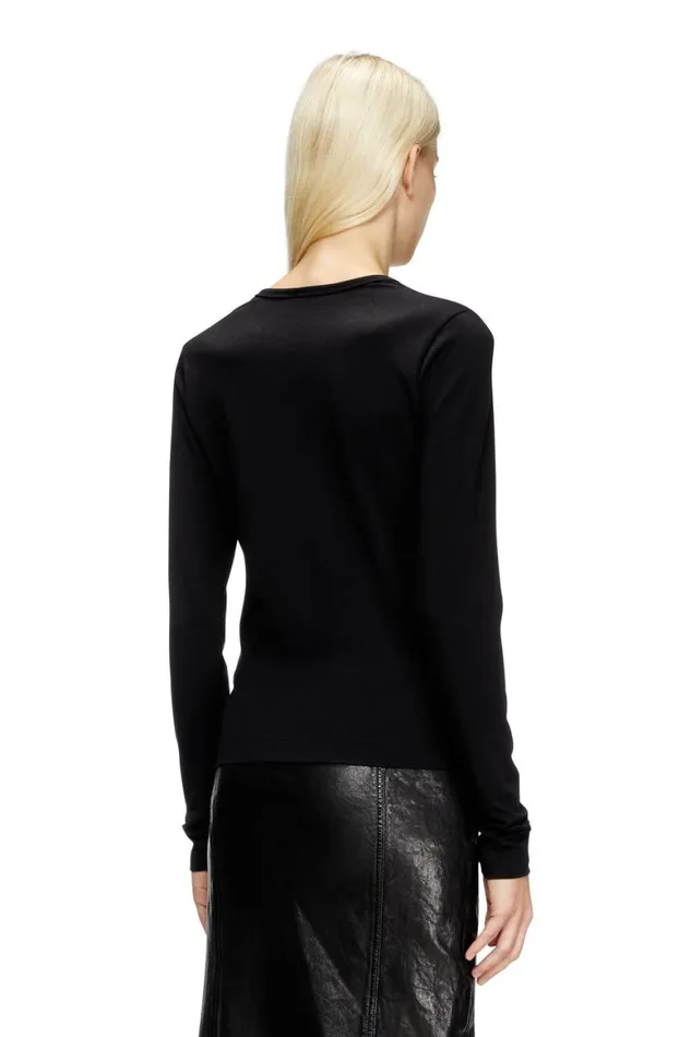 Women Diesel TShirts and Tops TANGIELS Black