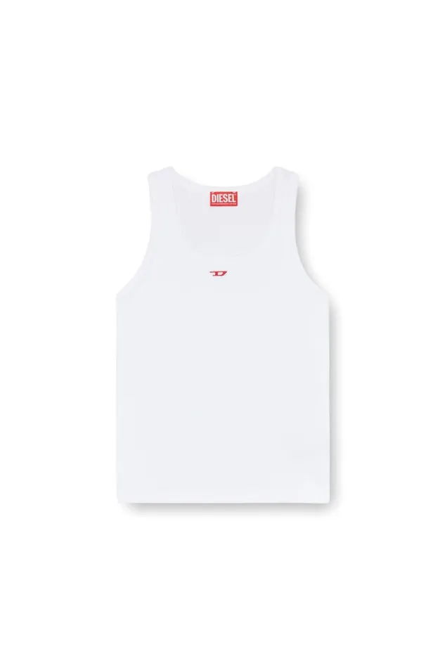 Women Diesel TShirts and Tops TANKYD White Women Diesel TShirts and Tops TANKYD White