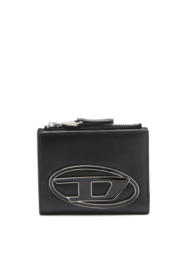 Women Diesel Wallets 1DR BIFOLD ZIP II Black
