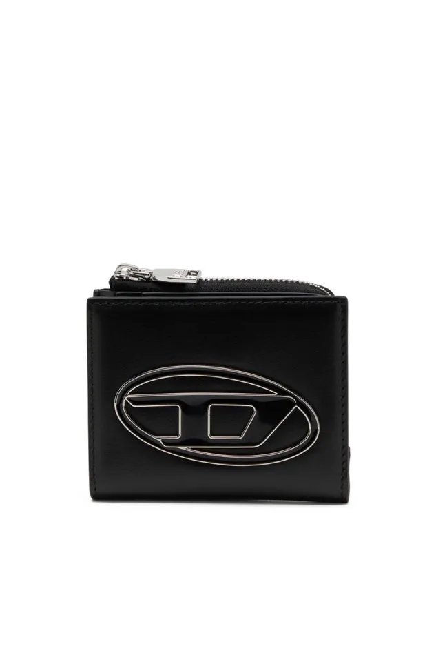 Women Diesel Wallets 1DR CARD HOLDER ZIP L Black