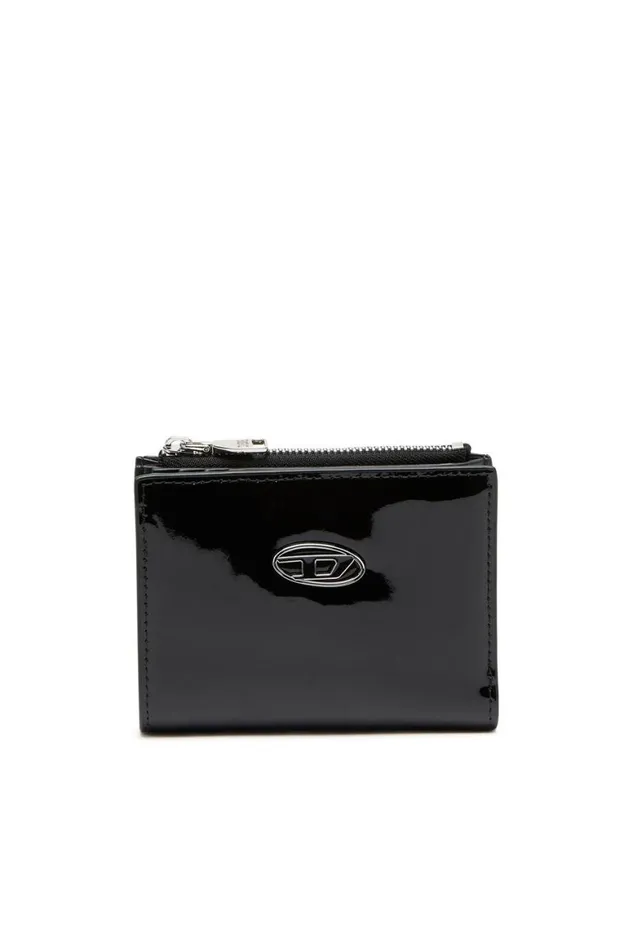 Women Diesel Wallets PLAY BIFOLD ZIP II Black