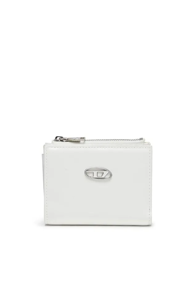 Women Diesel Wallets PLAY BIFOLD ZIP II White