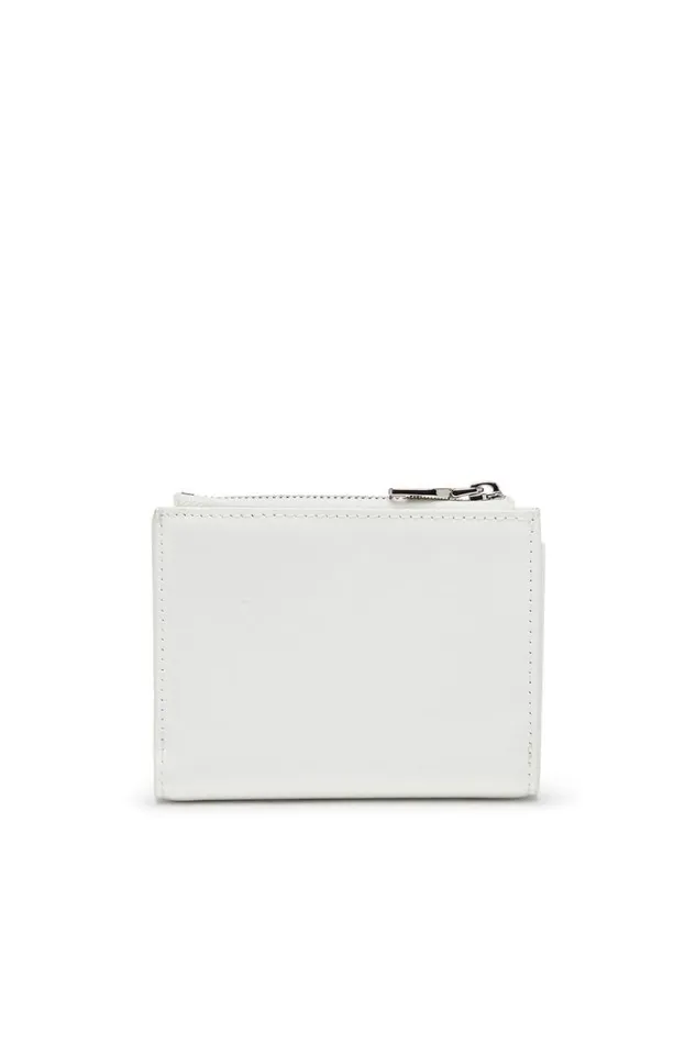 Women Diesel Wallets PLAY BIFOLD ZIP II White Women Diesel Wallets PLAY BIFOLD ZIP II White