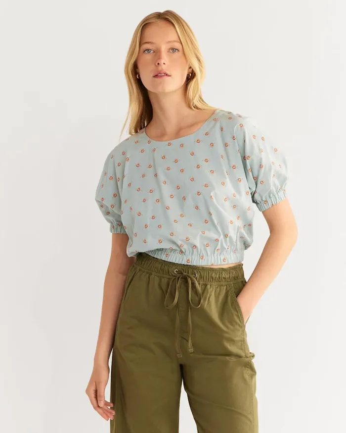 Women DOLMANSLEEVE TOP Silver Blue Multi Pendleton Shirts and Blouses