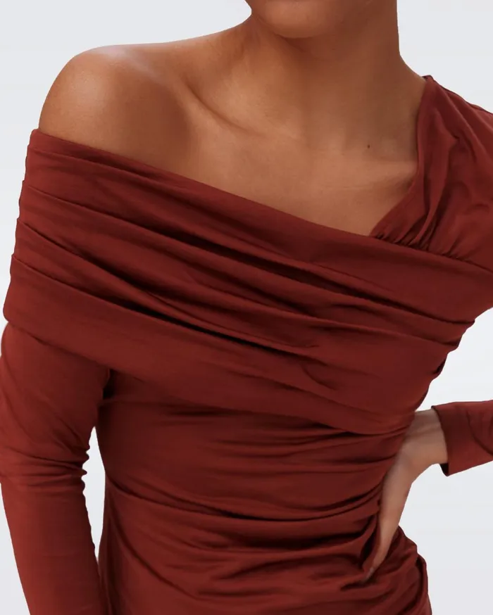 Women Dolores Top Chestnut DVF Tops