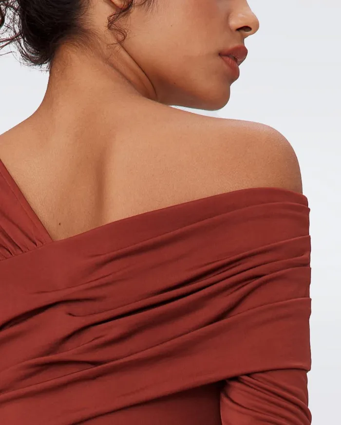 Women Dolores Top Chestnut DVF Tops