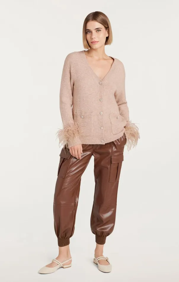 Women Dreama Marnie Cardigan Oatmealmulti Cinq Sept Sweaters and Knits