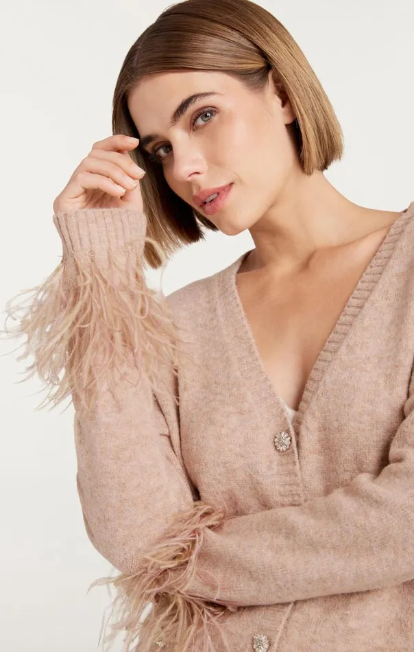 Women Dreama Marnie Cardigan Oatmealmulti Cinq Sept Sweaters and Knits