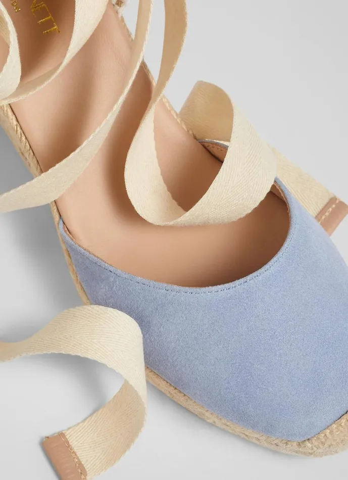 Women Espadrilles LKBennett Maureen Blue Suede Espadrilles Blue Women Espadrilles LKBennett Maureen Blue Suede Espadrilles Blue