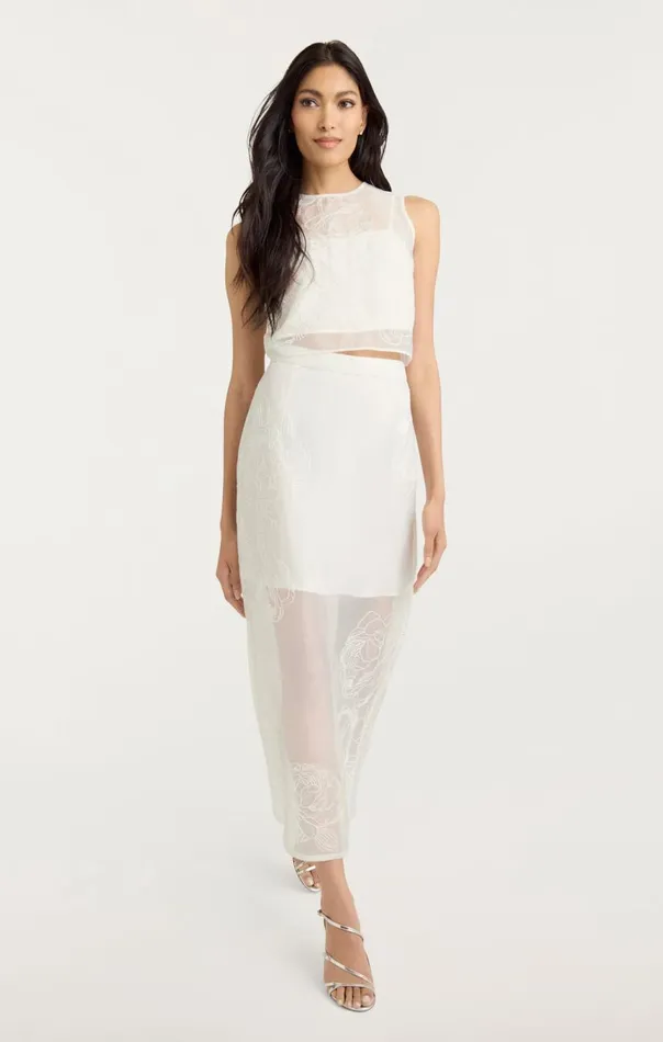 Women Etta Skirt Ivory Cinq Sept Skirts