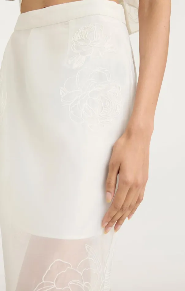 Women Etta Skirt Ivory Cinq Sept Skirts