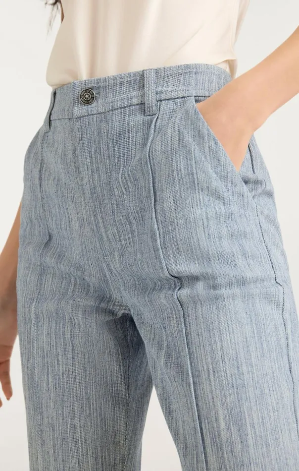 Women Evelyn Pant Indigowhite Cinq Sept Pants