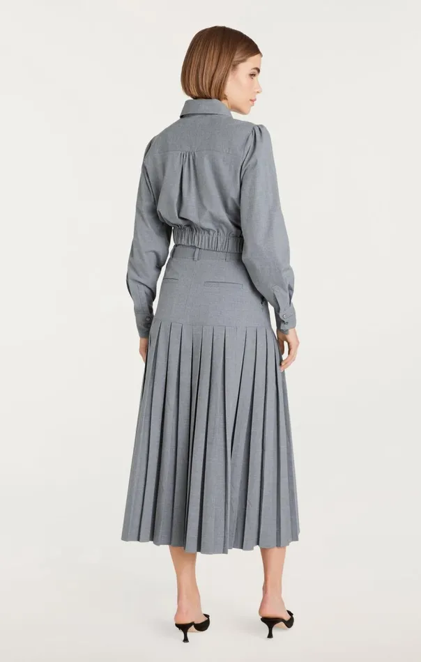 Women Francesca Top Steelgrey Cinq Sept Long Sleeve Tops