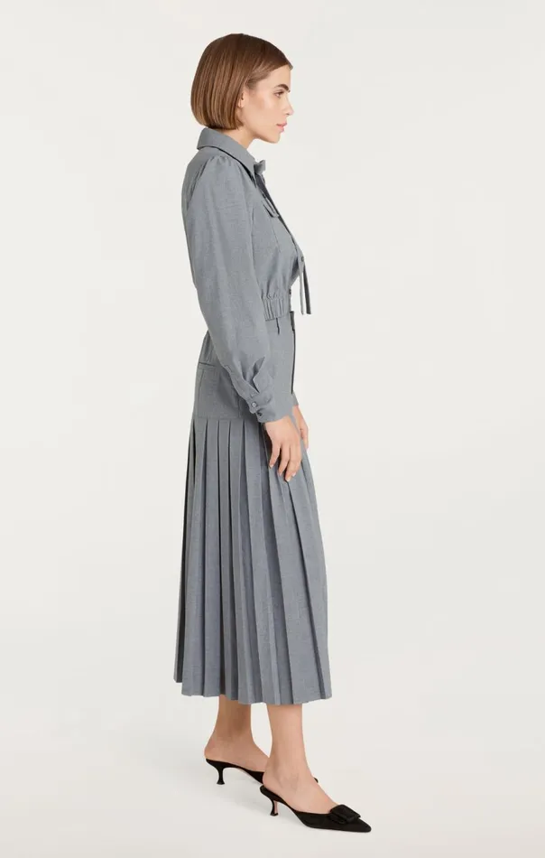 Women Francesca Top Steelgrey Cinq Sept Long Sleeve Tops