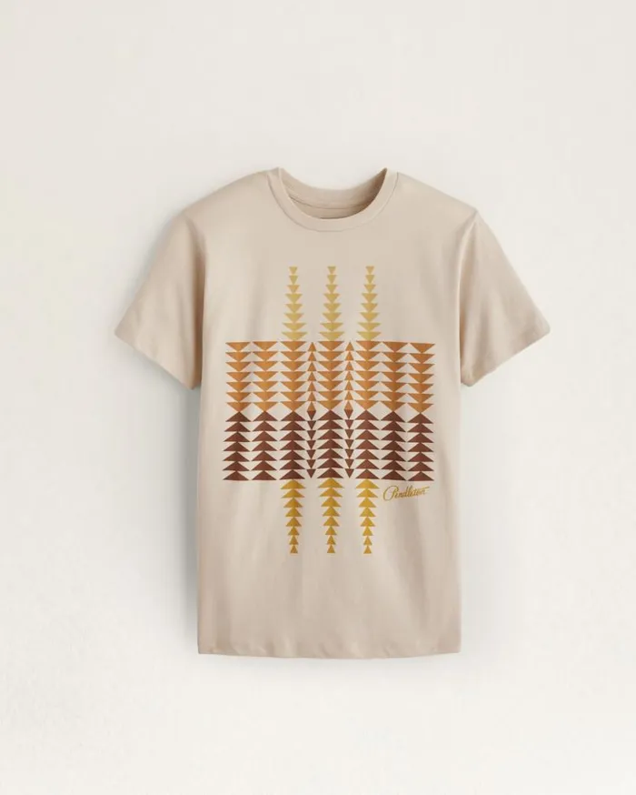 Women GEOMETRIC GRAPHIC TEE Bone Pendleton Tees and Sweatshirts