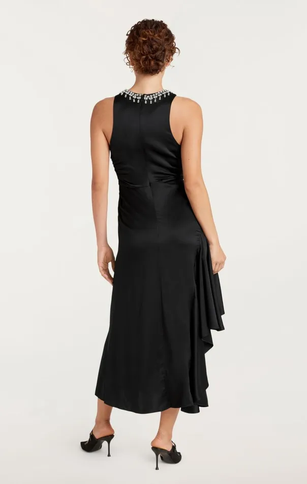 Women Georgie Dress Black Cinq Sept Midi
