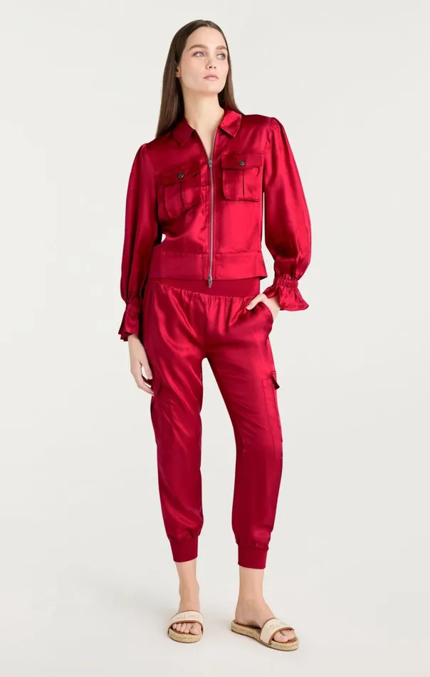 Women Giles Pant Redcurrant Cinq Sept Pants