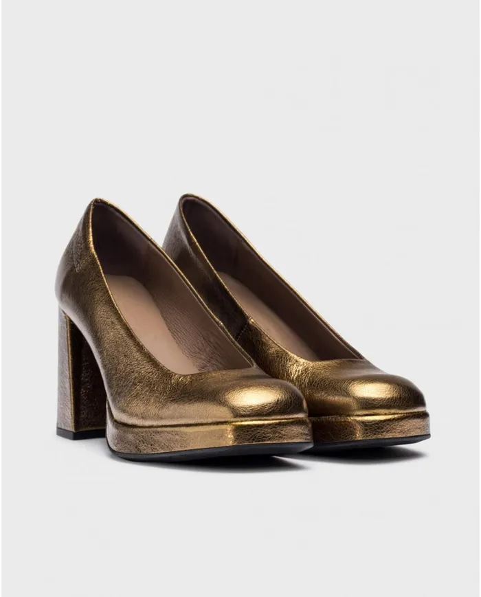 Women Gold CAPTAIN High Heels Wonders Platforms Women Gold CAPTAIN High Heels Wonders Platforms