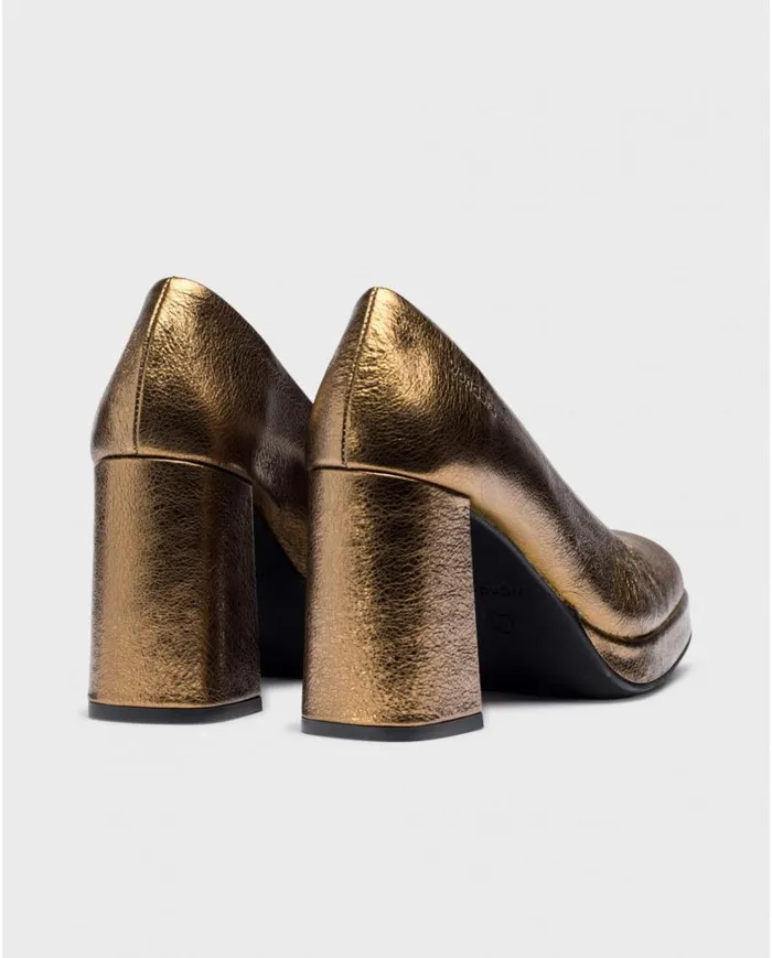 Women Gold CAPTAIN High Heels Wonders Platforms Women Gold CAPTAIN High Heels Wonders Platforms
