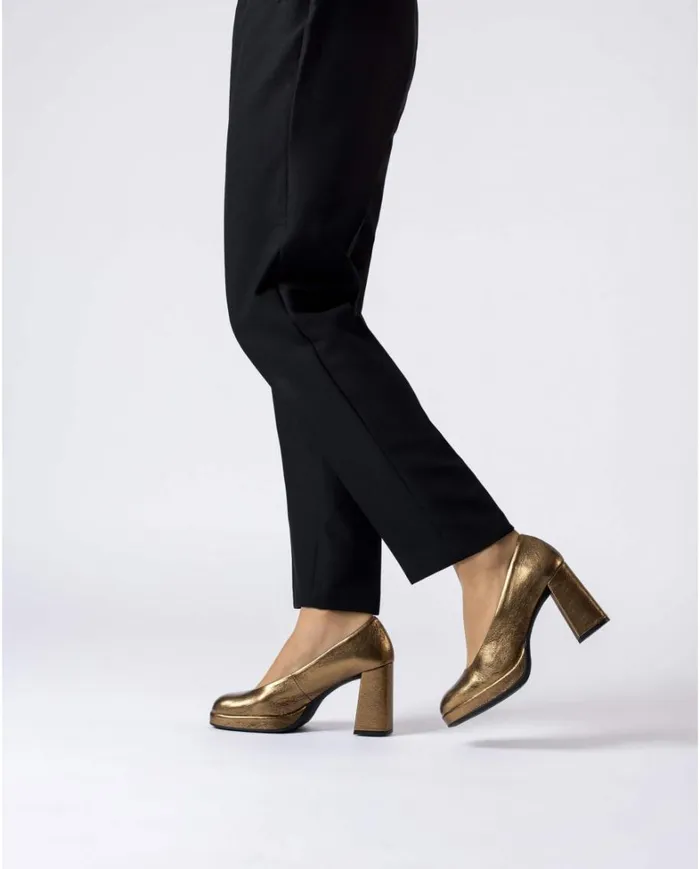 Women Gold CAPTAIN High Heels Wonders Platforms Women Gold CAPTAIN High Heels Wonders Platforms