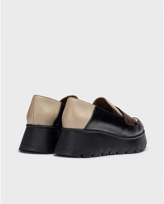 Women Gold MEDIANOCHE Loafers Wonders Loafers Women Gold MEDIANOCHE Loafers Wonders Loafers