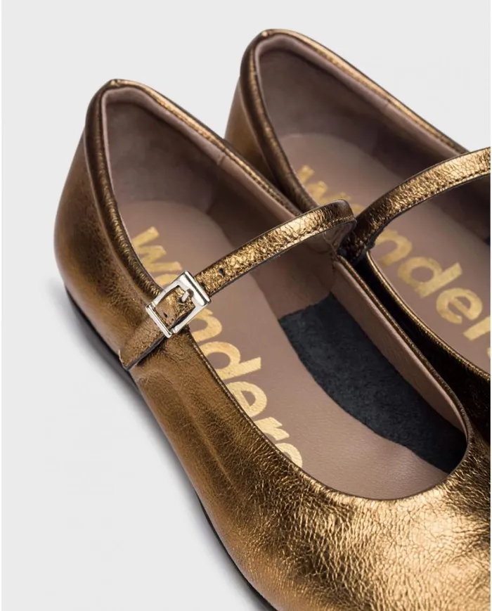 Women Gold MONTARI Ballet Flat Wonders Ballerinas Women Gold MONTARI Ballet Flat Wonders Ballerinas