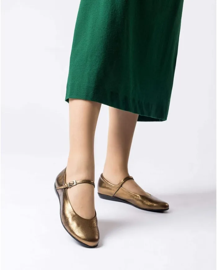 Women Gold MONTARI Ballet Flat Wonders Ballerinas Women Gold MONTARI Ballet Flat Wonders Ballerinas