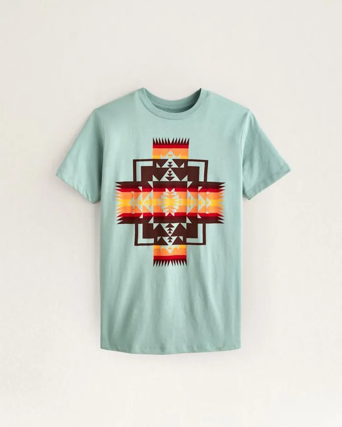Women GRAPHIC TEE Seafoam Chief Joseph Pendleton Tees and Sweatshirts