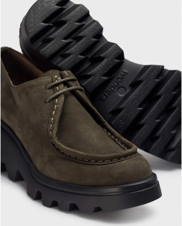 Women Green AMALIA Wallaby Shoe Wonders Wedges Women Green AMALIA Wallaby Shoe Wonders Wedges
