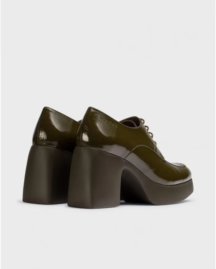 Women Green MERCEDES Shoes Wonders Platforms Women Green MERCEDES Shoes Wonders Platforms