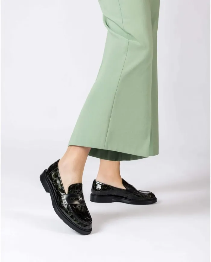 Women Green NED Moccasin Wonders Loafers Women Green NED Moccasin Wonders Loafers