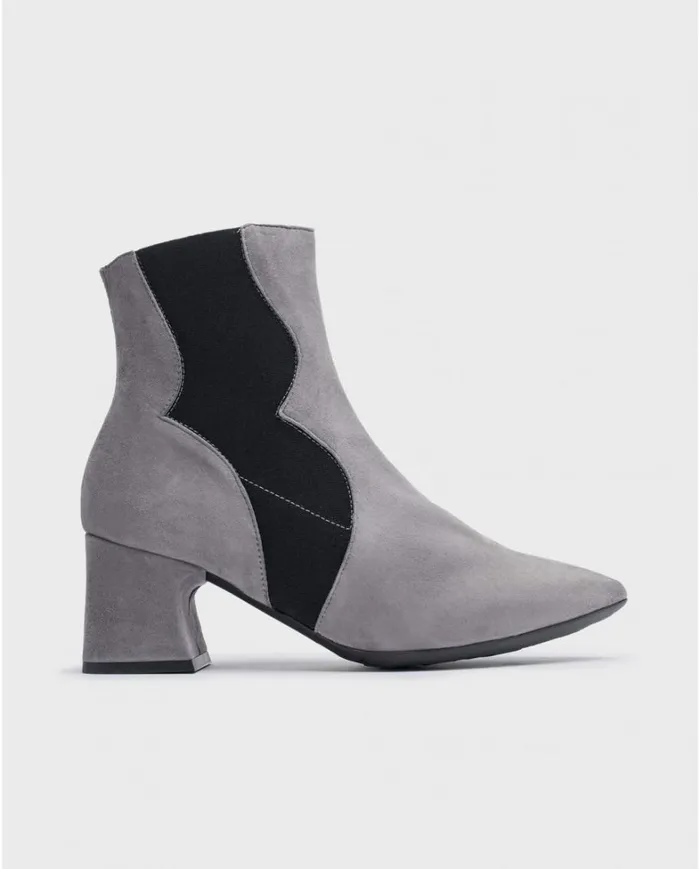 Women Grey GLIT Ankle Boot Wonders Ankle Boots