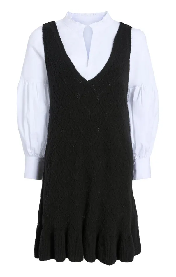 Women Greysen Dress Blackwhite Cinq Sept Sweaters and Knits