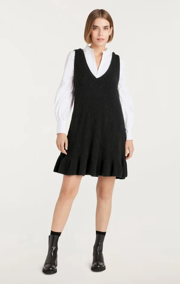 Women Greysen Dress Blackwhite Cinq Sept Sweaters and Knits