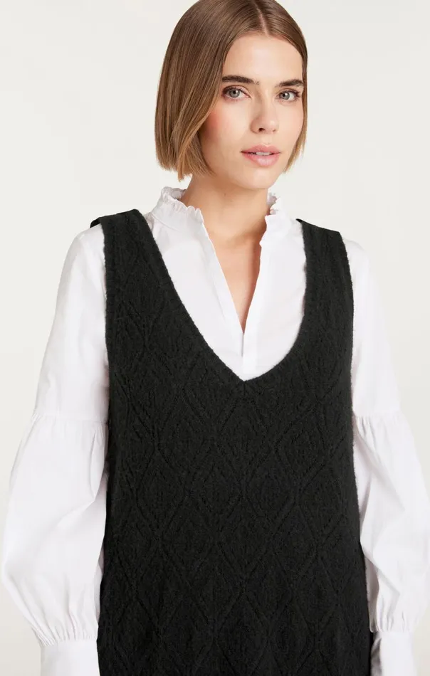 Women Greysen Dress Blackwhite Cinq Sept Sweaters and Knits