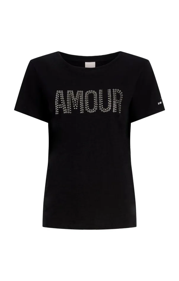 Women Grommet Amour Tee Black Cinq Sept Tees