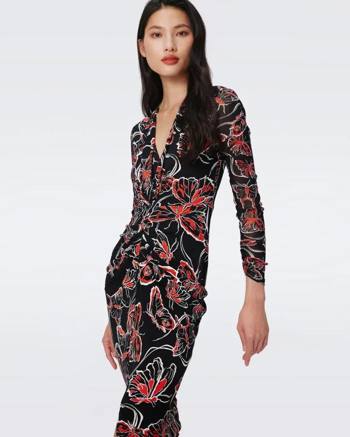 Women Hades Dress Tiny Flutterfly DVF Dresses
