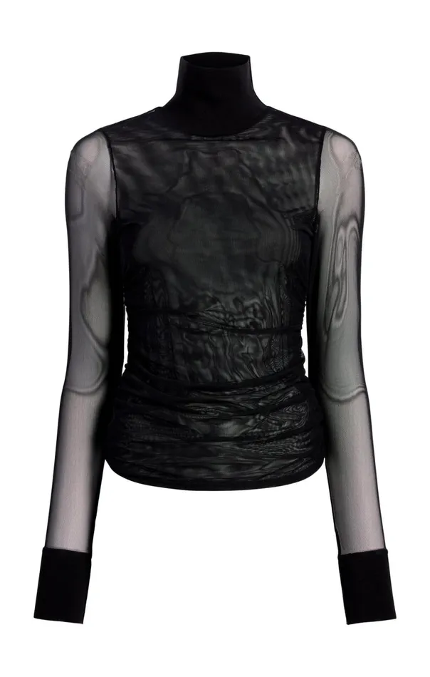 Women Halen Top Black Cinq Sept Long Sleeve Tops