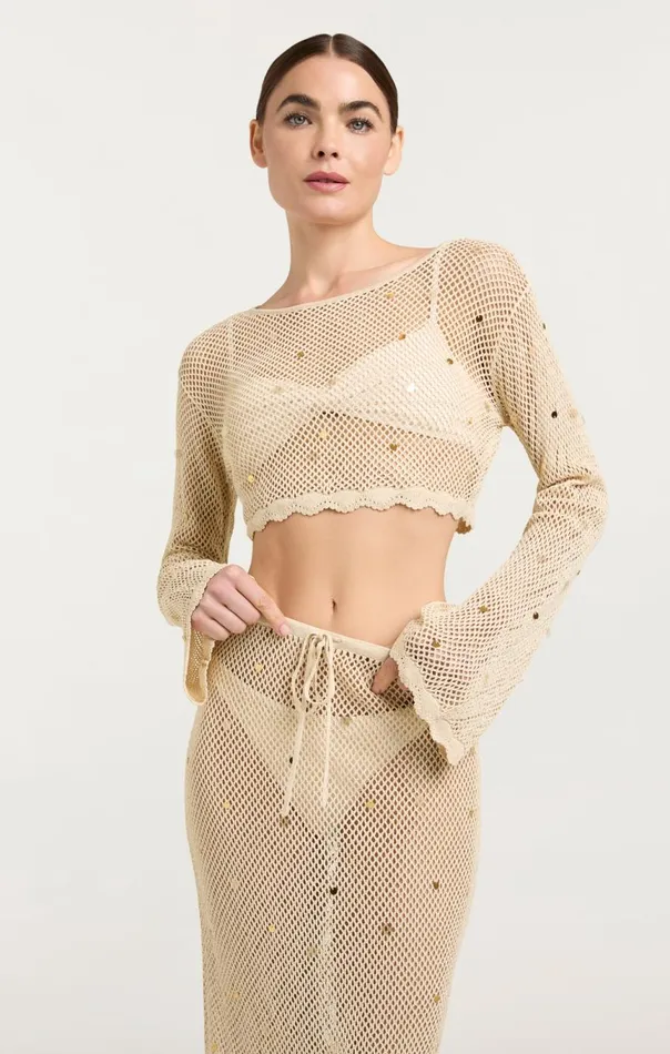 Women Haven Top Naturalgold Cinq Sept Coverups