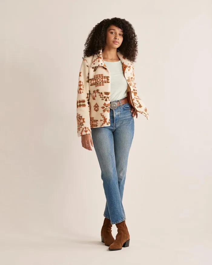 Women HEATHER SNAPFRONT FLEECE JACKET Tomato Highland Ridge Pendleton Jackets and Coats Women HEATHER SNAPFRONT FLEECE JACKET Tomato Highland Ridge Pendleton Jackets and Coats