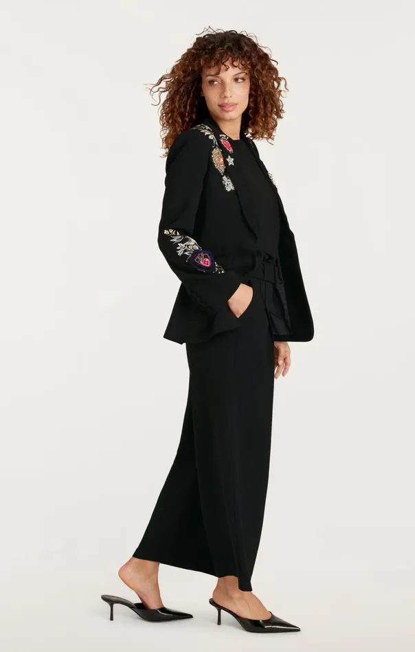 Women Heritage Patch Cheyenne Blazer Blackmulti Cinq Sept Blazers