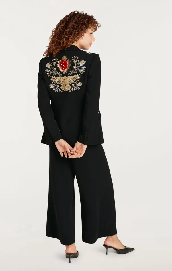 Women Heritage Patch Cheyenne Blazer Blackmulti Cinq Sept Blazers