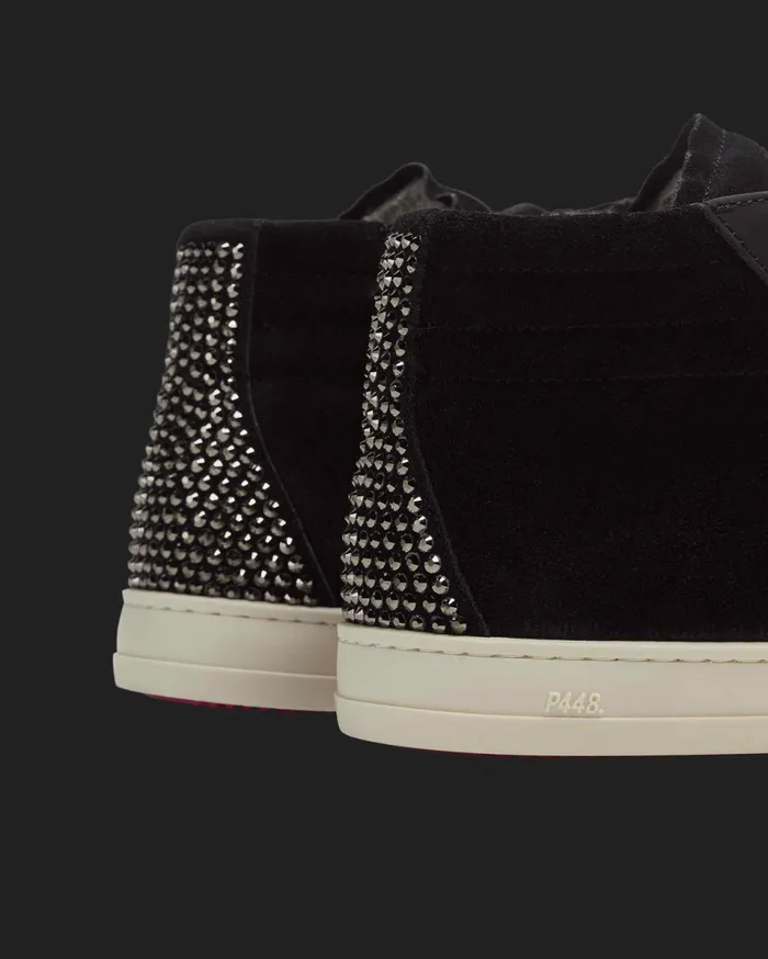 Women High Tops P448 Skate Black Strass Women High Tops P448 Skate Black Strass